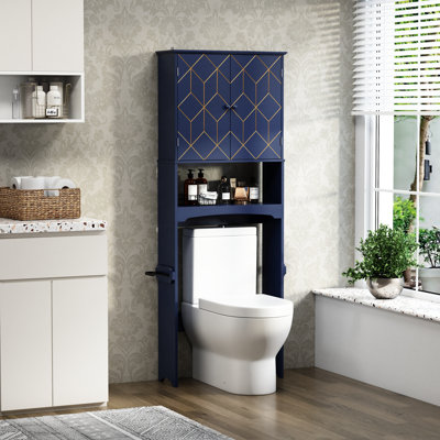Latitude Run® Kynsey Freestanding over-the-Toilet Storage